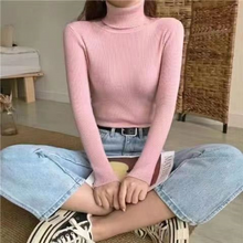 Load image into Gallery viewer, Turtleneck Knitted Sweaters