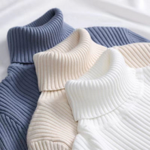 Load image into Gallery viewer, Turtleneck Knitted Sweaters