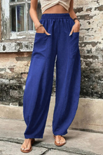 Load image into Gallery viewer, Drawstring Wide Leg Palazzo