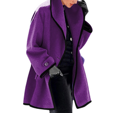 Charger l'image dans la galerie, Manteau oversize chaud en laine