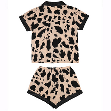 Load image into Gallery viewer, Imitation Silk Satin printed Pajamas Set