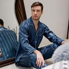 Load image into Gallery viewer, Couple Satin Pajamas Set