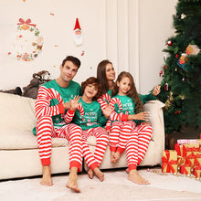 Load image into Gallery viewer, Santa Holiday Striped Family Matching Pajamas