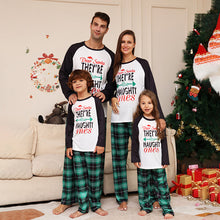 Charger l'image dans la galerie, Naughty Santa Blue Plaid Family Pajamas