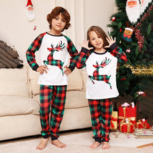 Load image into Gallery viewer, Christmas Deer Plaid Cozy Pajamas