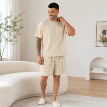 Charger l'image dans la galerie, Pyjashort à carreaux grande taille homme Easy Comfort