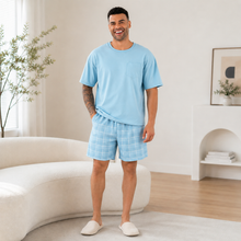 Charger l'image dans la galerie, Pyjashort à carreaux grande taille homme Easy Comfort