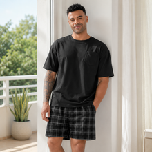 Charger l'image dans la galerie, Pyjashort à carreaux grande taille homme Easy Comfort