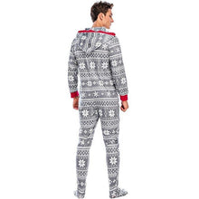 Charger l'image dans la galerie, christmas-printed-men-pajamas-with-hoodie
