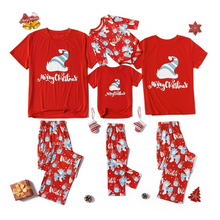 Load image into Gallery viewer, Christmas Hat Printed Family Pajama Set