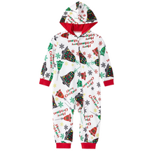 Load image into Gallery viewer, Christmas Print Jumpsuit Pajama Set