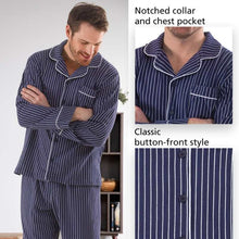 Charger l'image dans la galerie, Classic Stripe Men's Pajamas