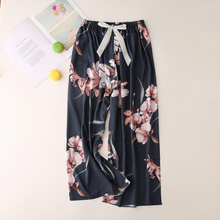 Load image into Gallery viewer, Printed Spring Flowers Blue Pajamas