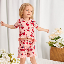 Load image into Gallery viewer, Printed Pajamas Short Sets for Girls