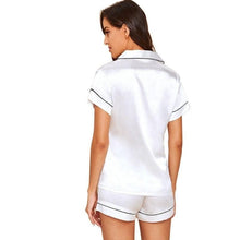 Charger l'image dans la galerie, Silk Shorts Sleepwear Set for Women