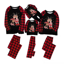 Load image into Gallery viewer, Two Reindeer Christmas Pajama Set