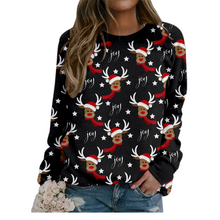 Charger l'image dans la galerie, Women Cute Reindeer Christmas Ugly Sweater