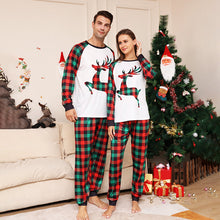 Load image into Gallery viewer, Christmas Deer Plaid Cozy Pajamas