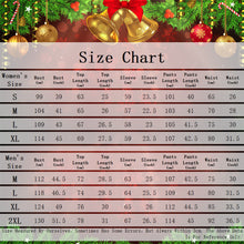 Load image into Gallery viewer, Red Christmas Tree Long-Sleeved Pajama Set