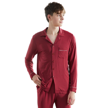 Load image into Gallery viewer, Men Long Sleeve Pajama Set