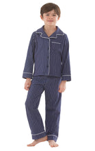 Load image into Gallery viewer, classic-stripe-boys-pajamas
