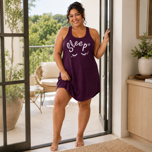Charger l'image dans la galerie, Chemise de nuit pyjama grande taille Sleepy Star – Violet
