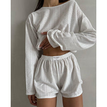 Load image into Gallery viewer, Loose Pullover Top Shorts Set

