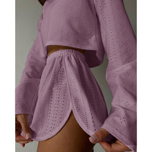 Load image into Gallery viewer, Loose Pullover Top Shorts Set

