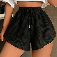 Load image into Gallery viewer, Lace Up High Waisted A-Line Shorts
