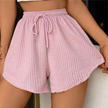 Load image into Gallery viewer, Lace Up High Waisted A-Line Shorts
