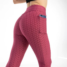 Load image into Gallery viewer, TikTok Honeycomb Legging With Side Pocket
