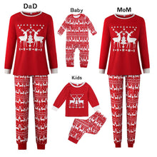 Load image into Gallery viewer, Red Christmas Matching Family Pajama Set
