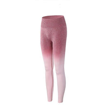 Load image into Gallery viewer, High Waist Ombre Seamless Gym Leggings
