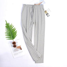 Load image into Gallery viewer, Men Striped Cotton Pajamas
