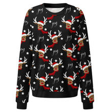Load image into Gallery viewer, Women Cute Reindeer Christmas Ugly Sweater
